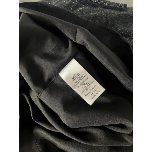 Talbots Tweed & Pearl shift dress black 14 - Picture 6 of 8